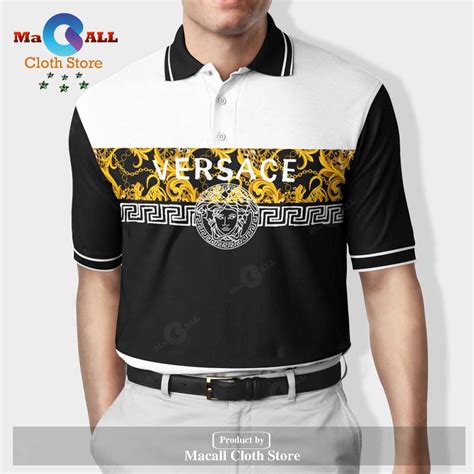 versace polo shirt replicazzo|authentic Versace shirt.